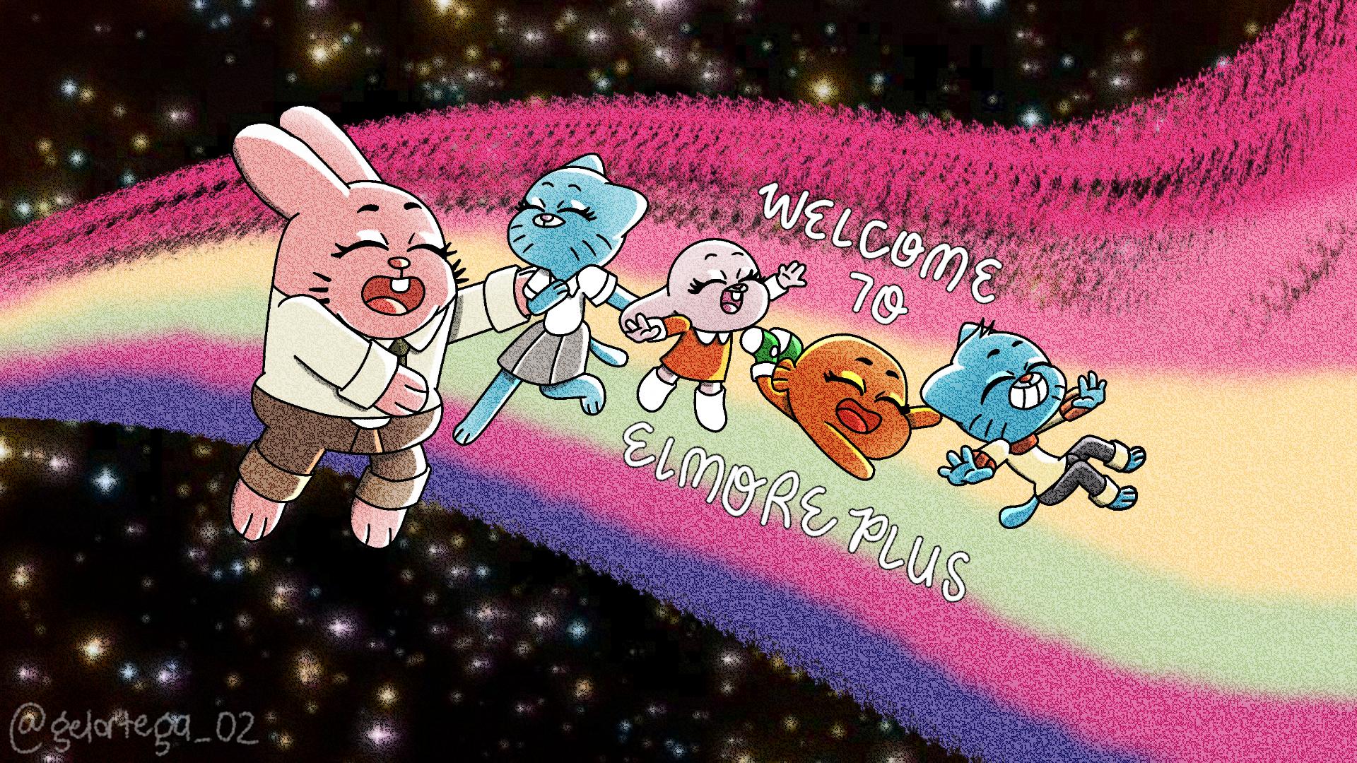 Discovery splash banner for Elmore+ (Gumball) Discord server