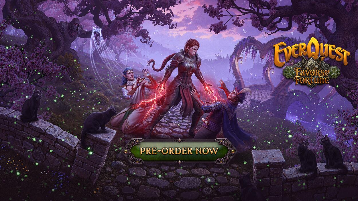 Discovery splash banner for EverQuest Official Discord server