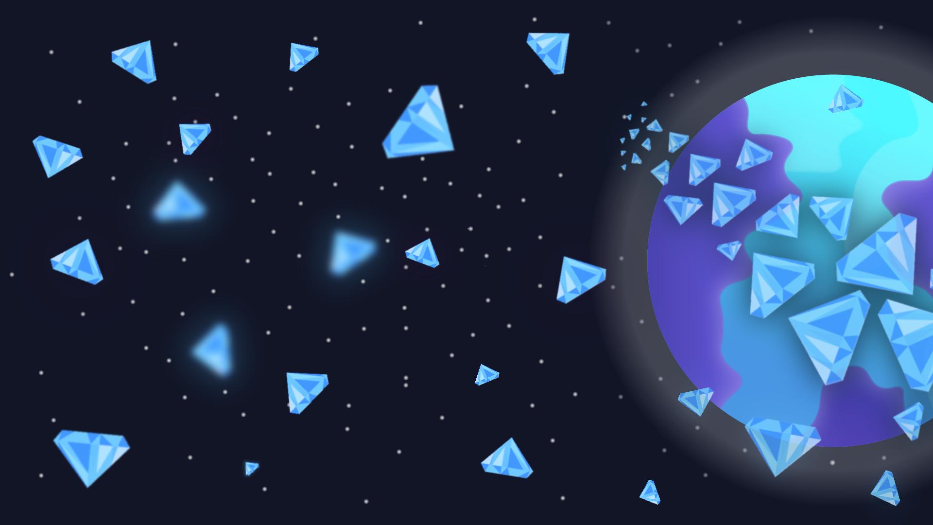Discovery splash banner for Diamond's World Discord server