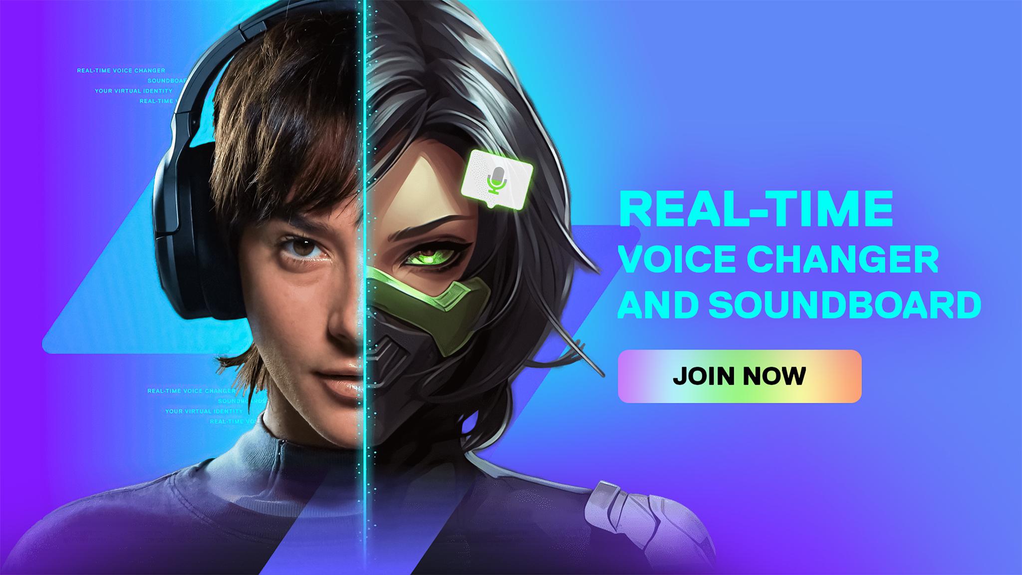 Discovery splash banner for Voicemod Discord server