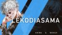 Discovery splash banner for Lekodiasama — Anime & Manga 🌸 Discord server