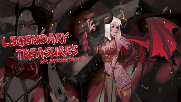 Discovery splash banner for Legendary Treasures Discord server