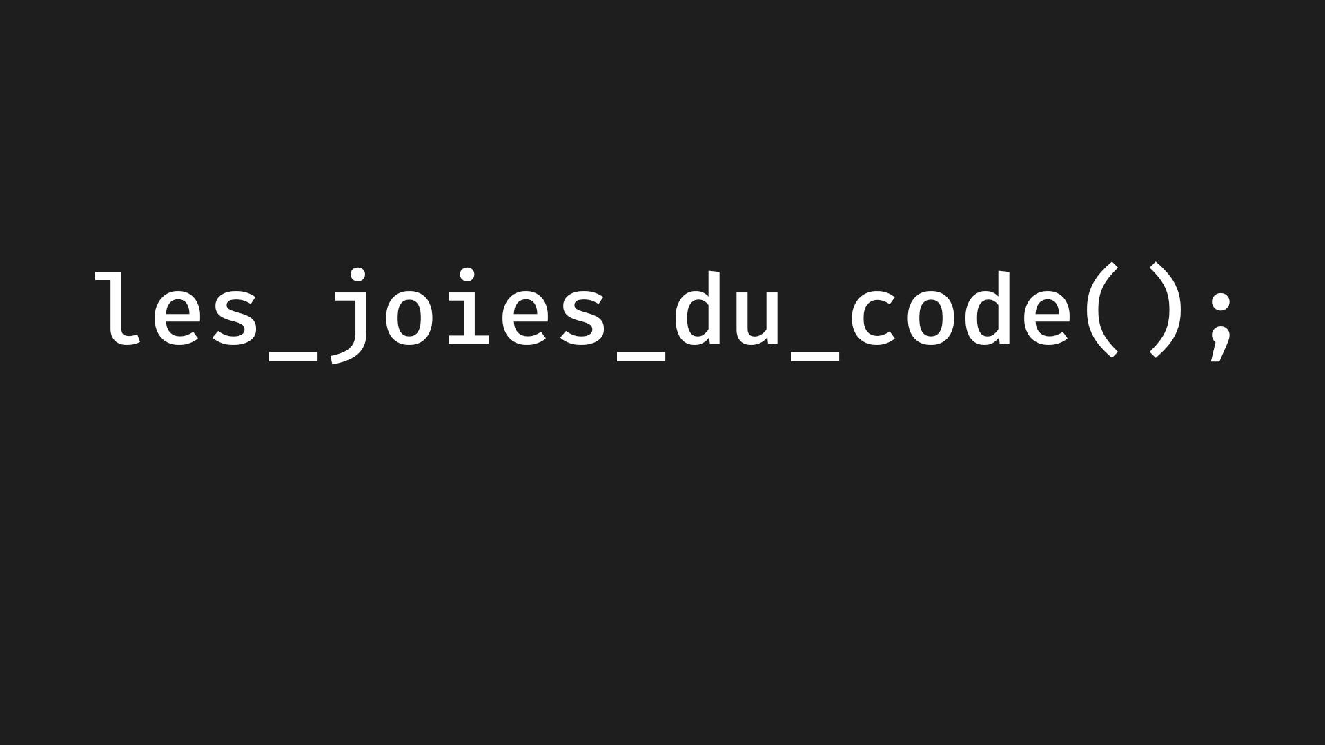 Discovery splash banner for Les Joies du Code Discord server