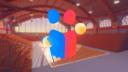 Discovery splash banner for Dodgeball League Discord server