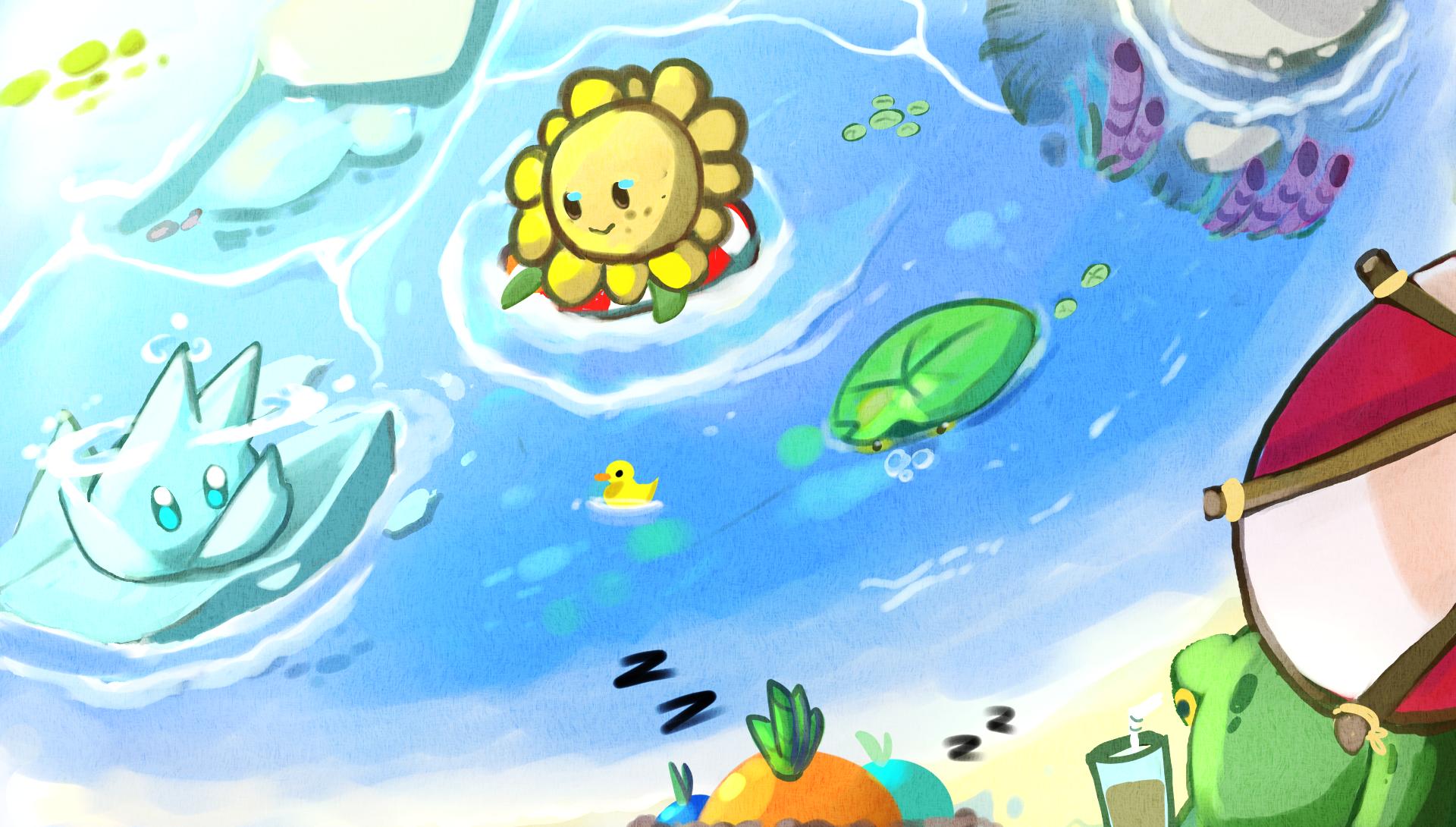 Discovery splash banner for Plants vs. Zombies Discord server