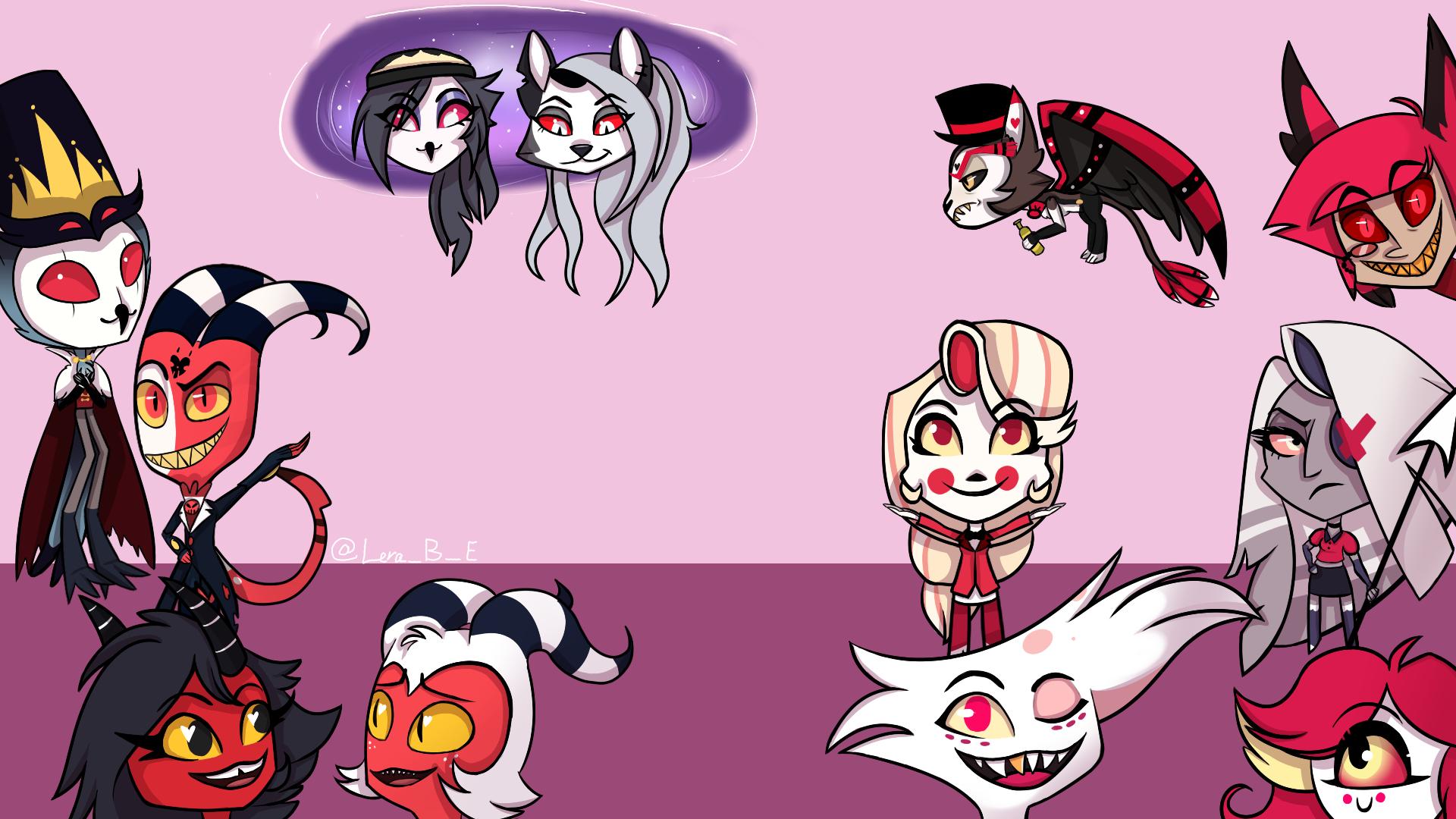 Discovery splash banner for Hazbin Hotel Вики Discord server