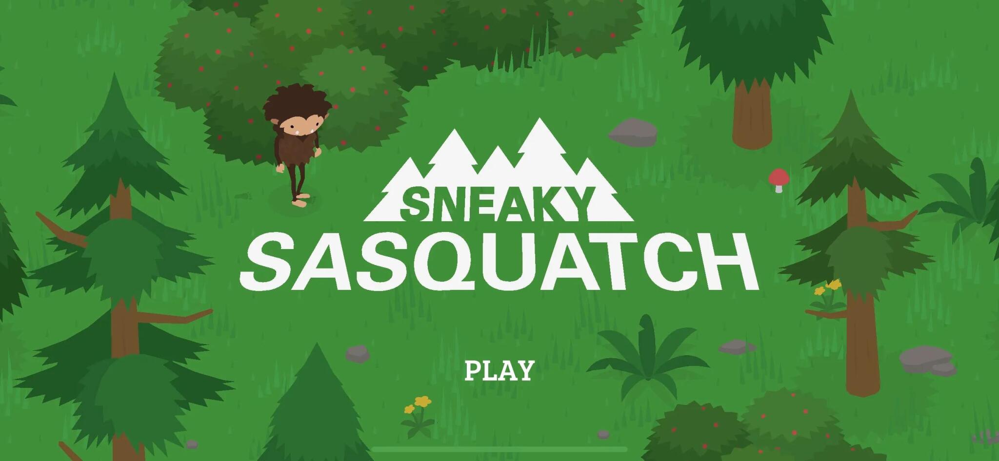 Discovery splash banner for Sneaky Sasquatch Discord server