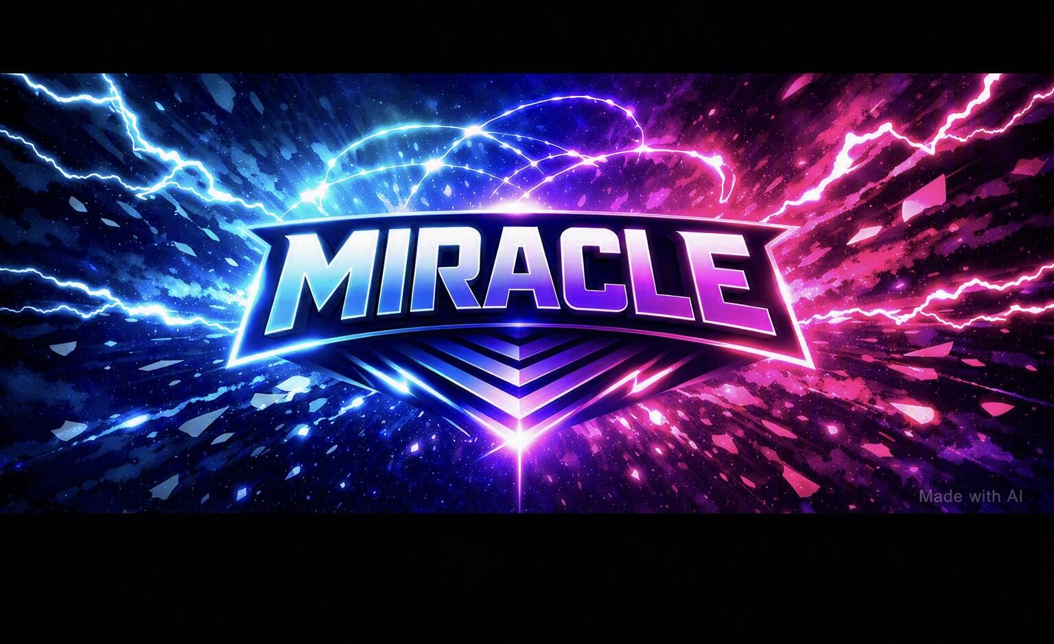 Discovery splash banner for MIRACLE GAMING Discord server