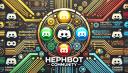 Discovery splash banner for HephBot Discord server