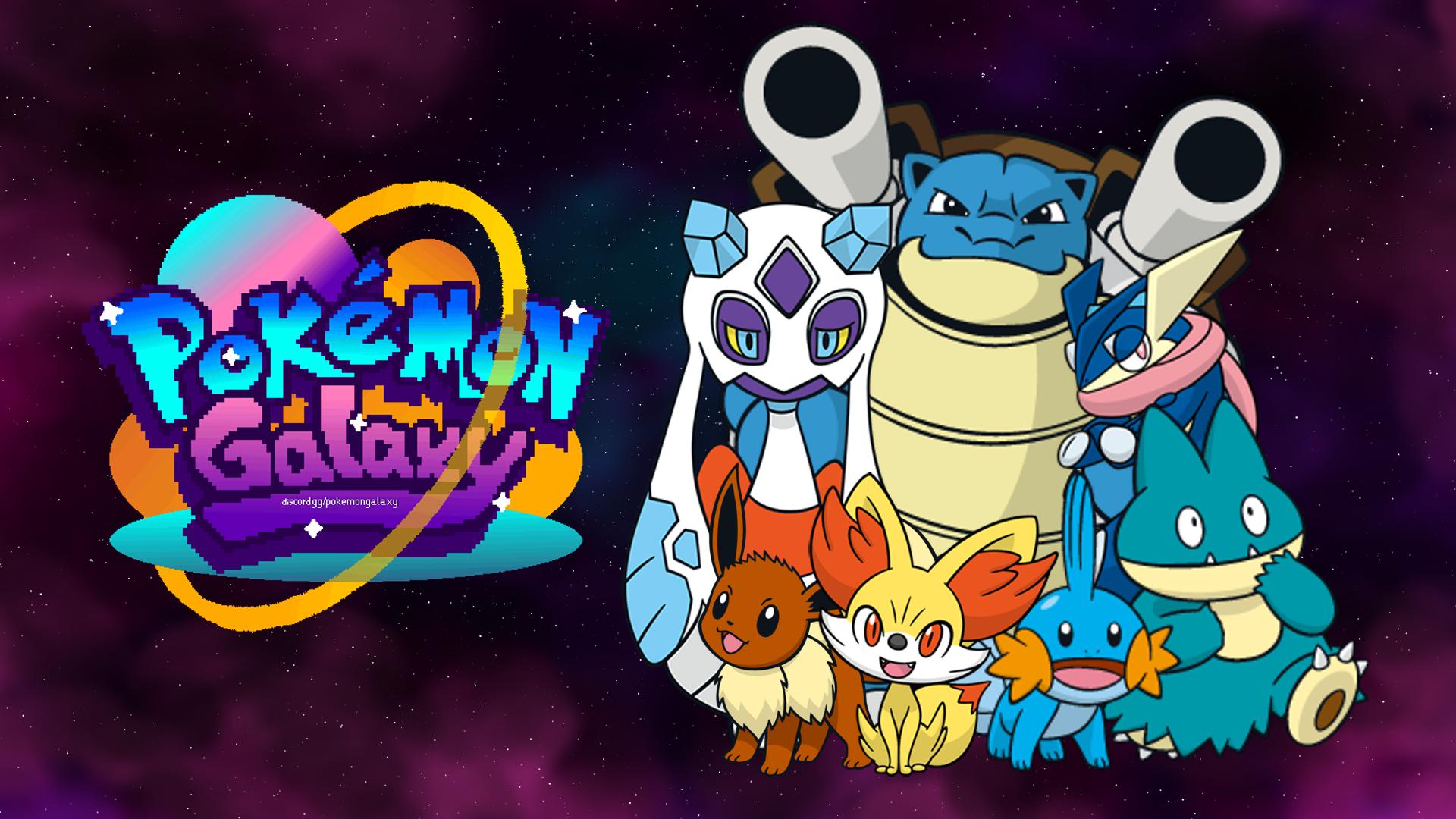 Discovery splash banner for Pokémon Galaxy Discord Discord server