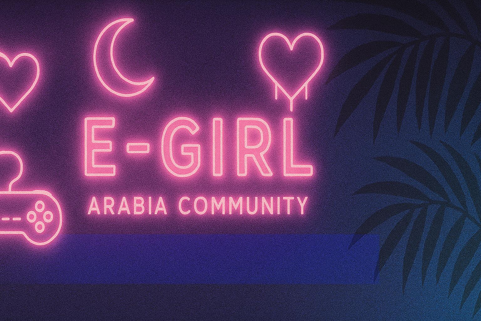 Discovery splash banner for E-Girl Arabia Tunisia Discord server