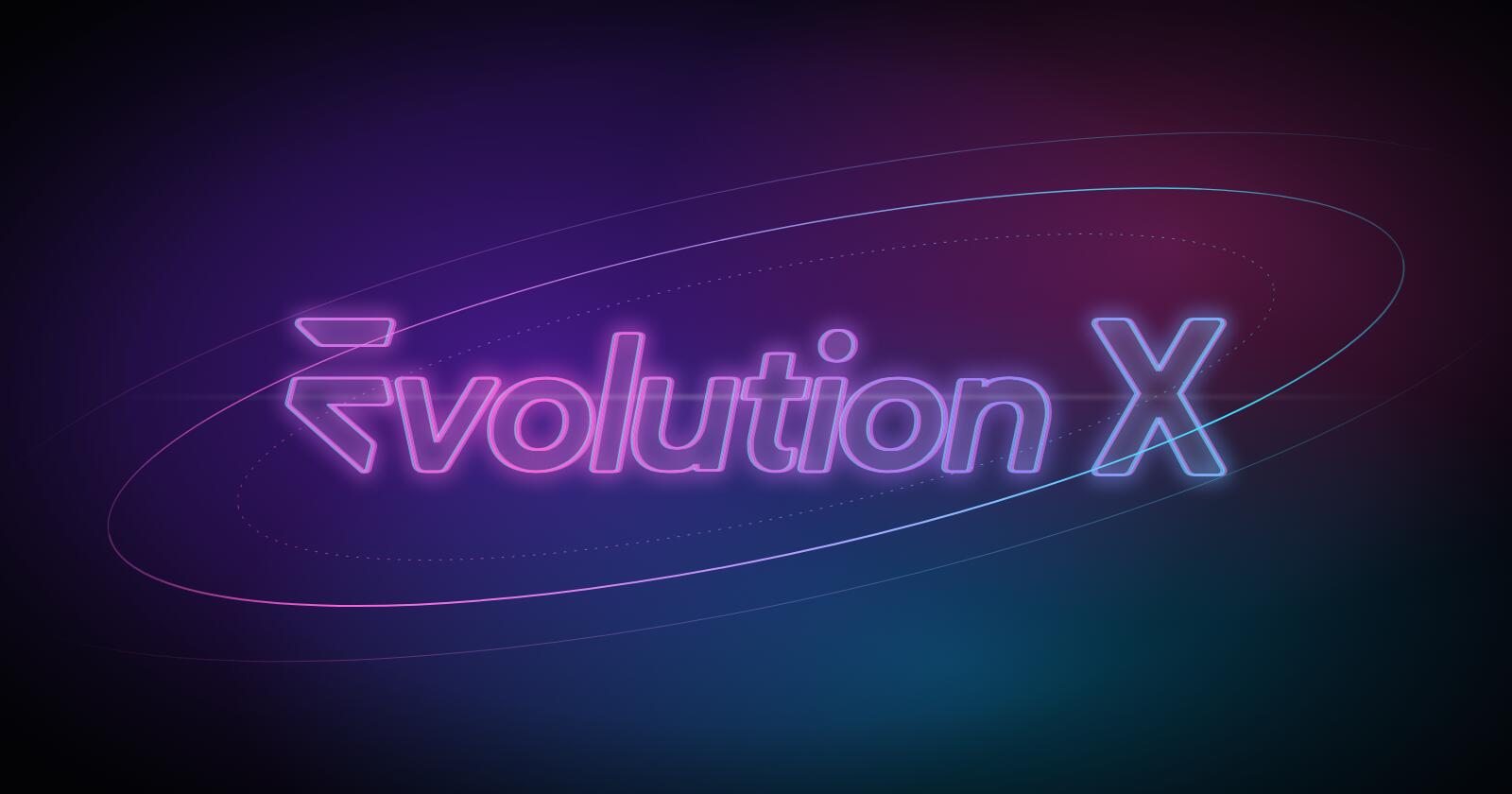 Discovery splash banner for Evolution X Discord server