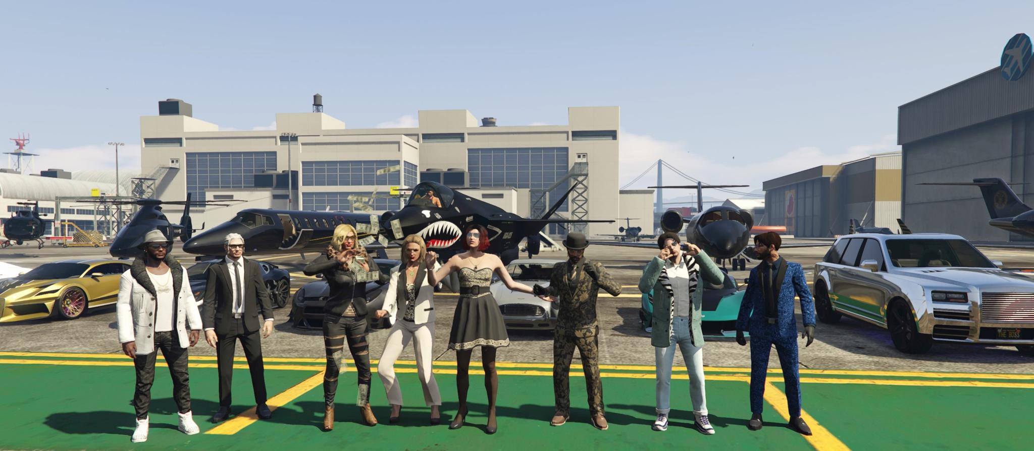 Discovery splash banner for HeistTeams | GTA, LFG, Safe Lobbies, FiveM, Minecraft! Discord server