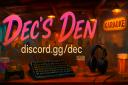 Discovery splash banner for Dec's Den Discord server