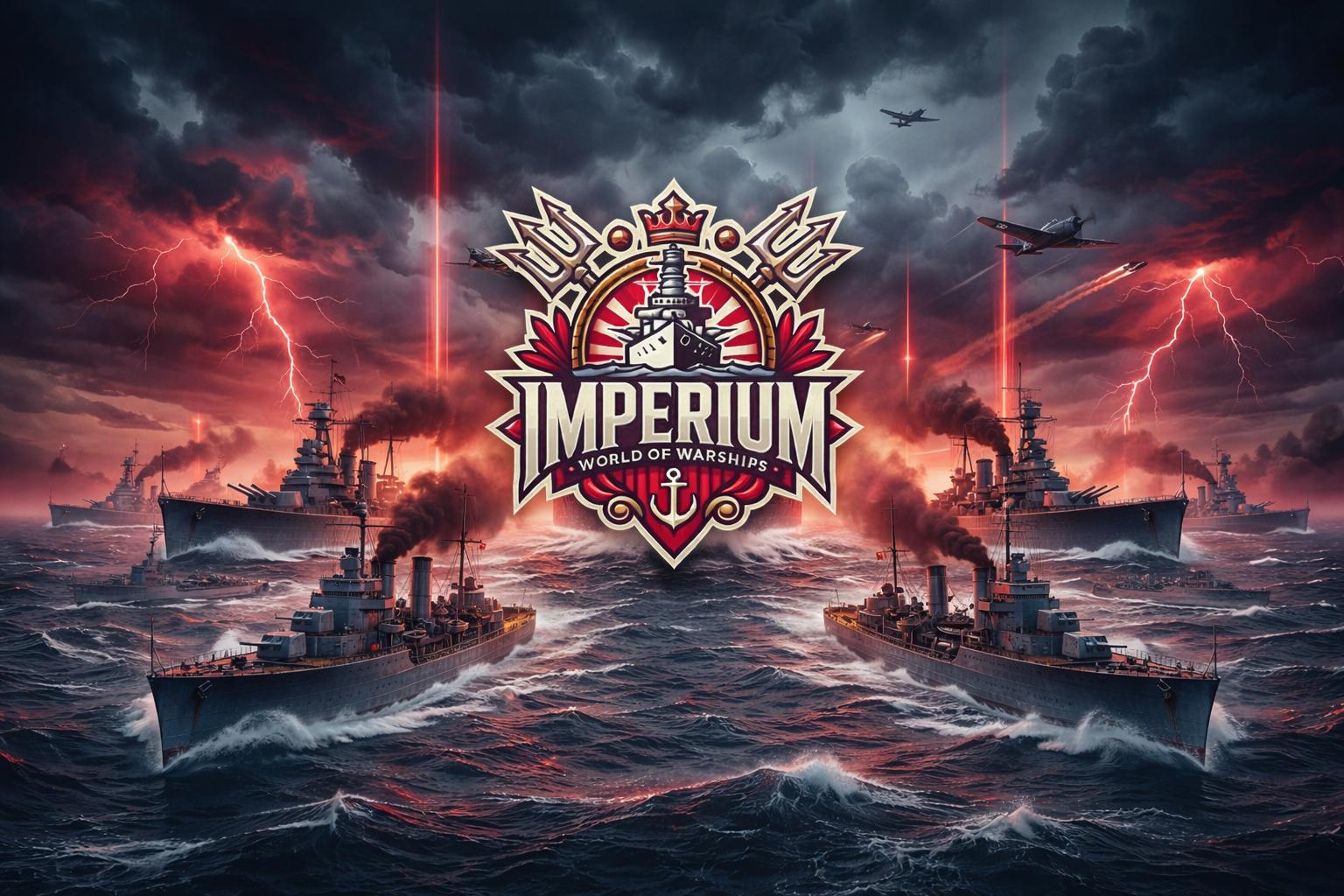 Discovery splash banner for IMPERIUM WoWs Community Discord server