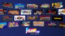 Discovery splash banner for Jam.gg Discord server