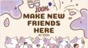 Discovery splash banner for Make New Friends Here Discord server