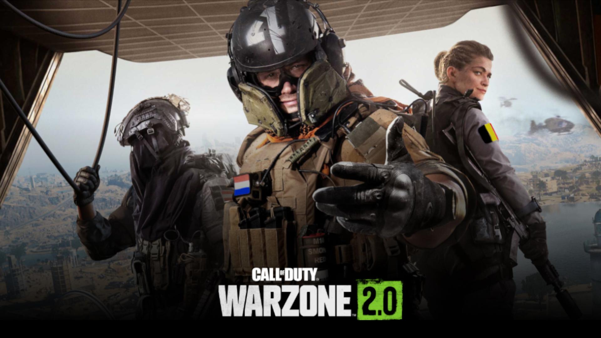 Discovery splash banner for COD Warzone NL/BE Discord server