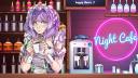 Discovery splash banner for Night Café Discord server