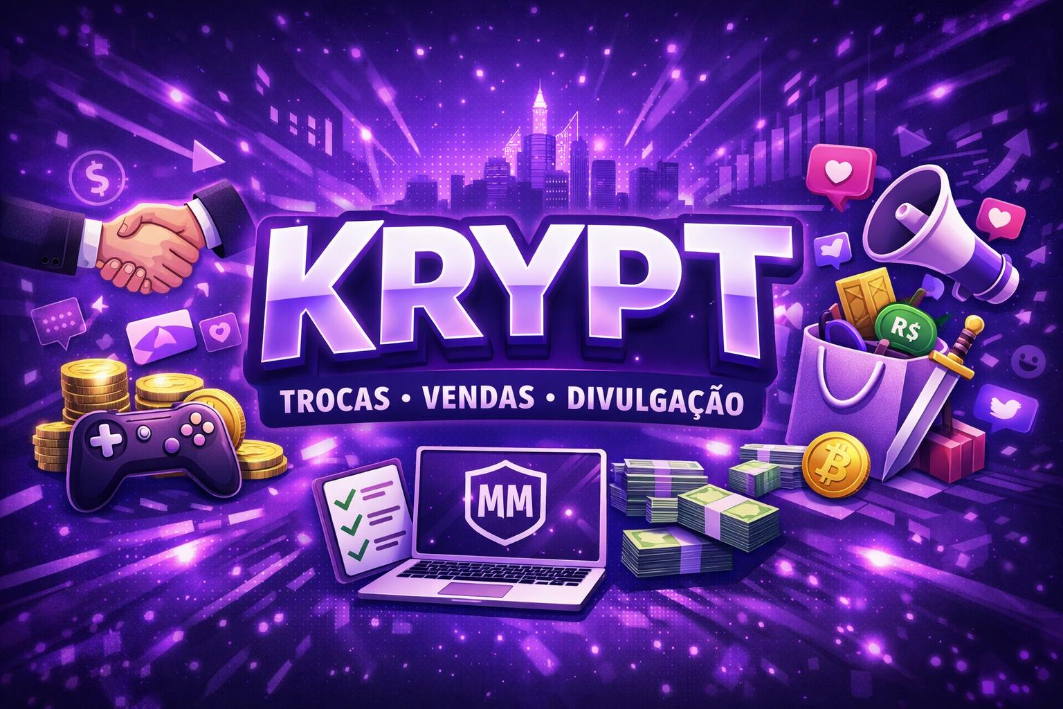 Discovery splash banner for Krypt #5k Discord server