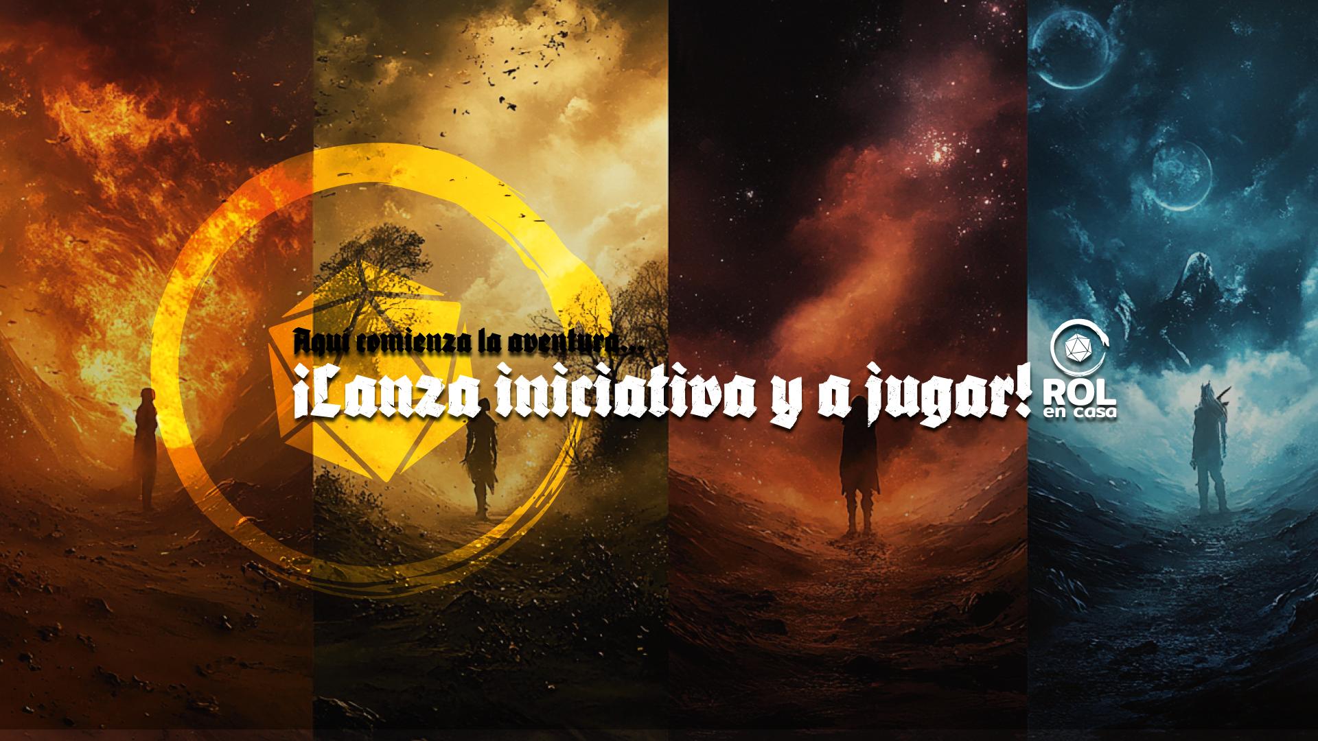 Discovery splash banner for #RolEnCasa - Juegos de Rol en Español Discord server