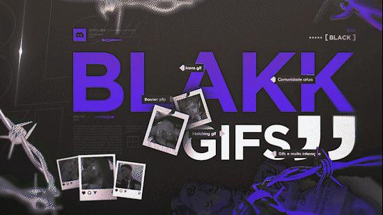 Discovery splash banner for BLAKK GIFS/ICONS Discord server