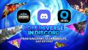 Discovery splash banner for LOK UNIVERSE Discord server