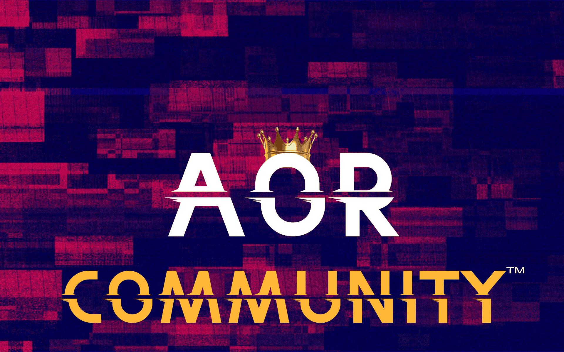 Discovery splash banner for AOR Community Discord server