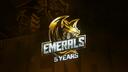 Discovery splash banner for NEW EMERALS 5 YEARS Discord server