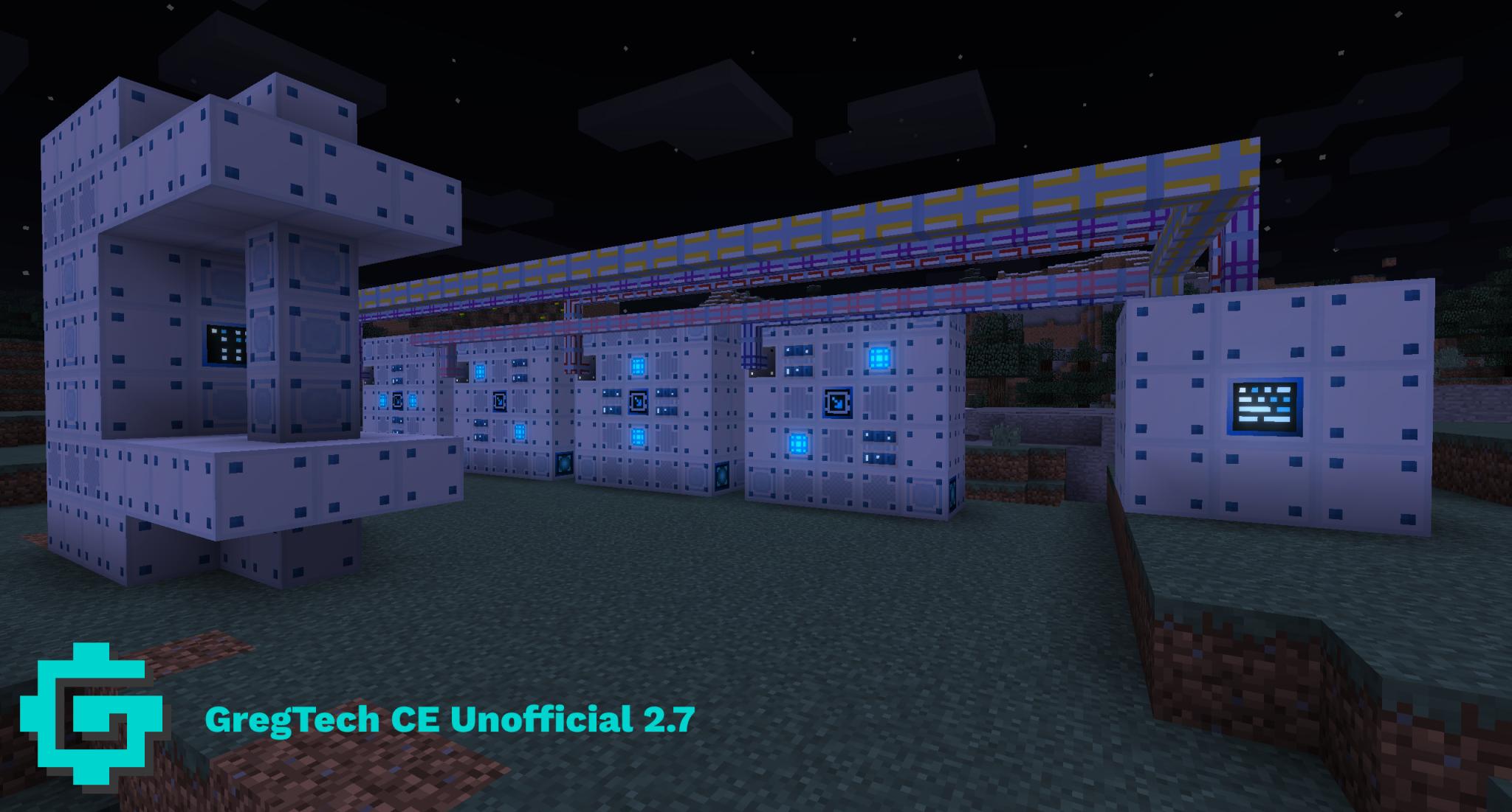 Discovery splash banner for GregTech CE Unofficial Discord server
