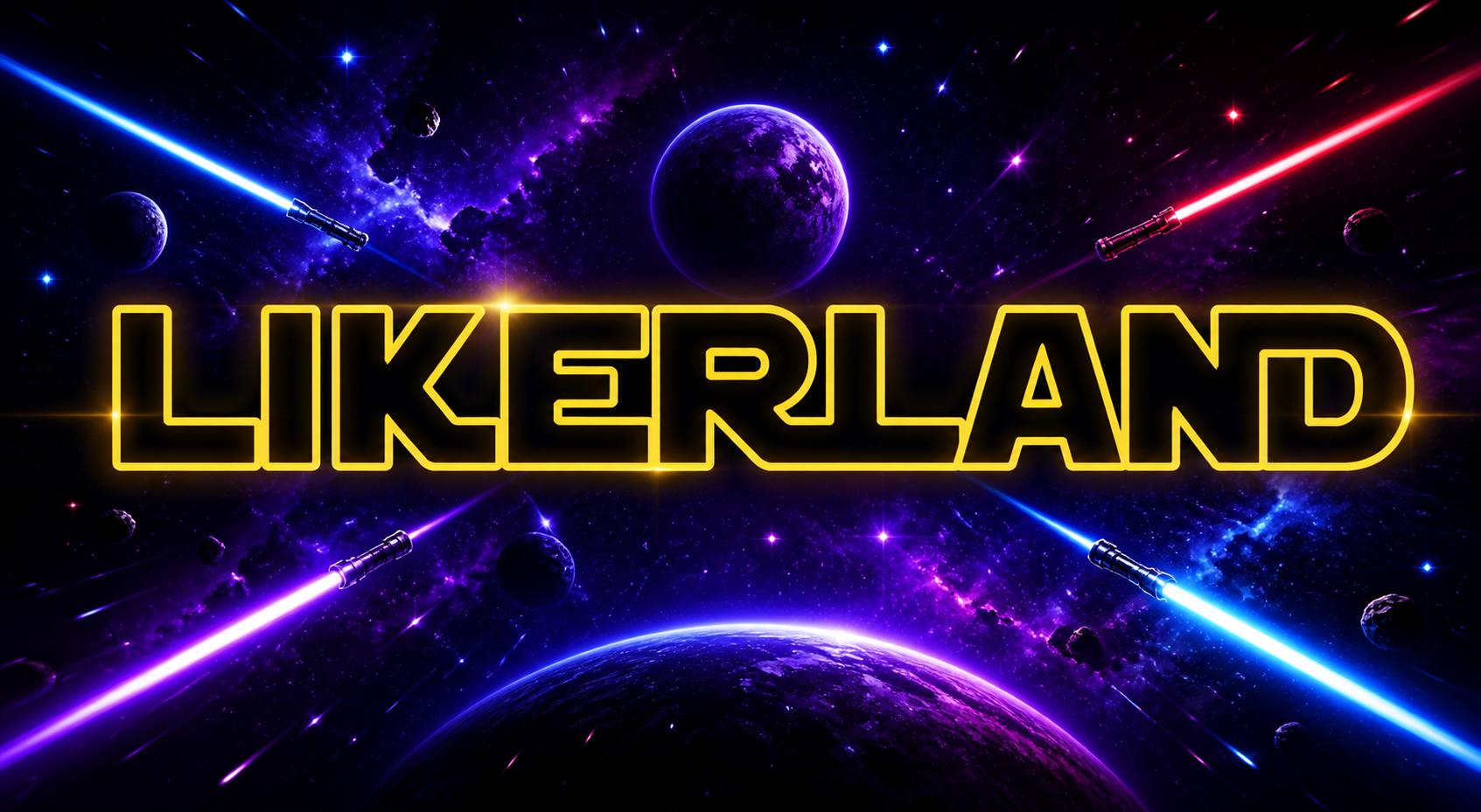 Discovery splash banner for LikerLand 💜 Discord server