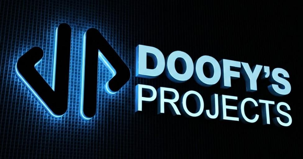 Discovery splash banner for Doofy's Projects Discord server