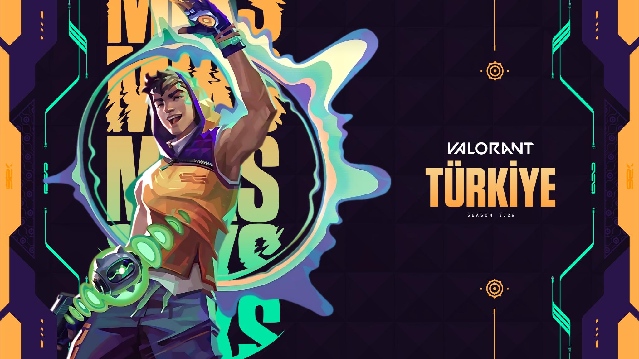 Discovery splash banner for VALORANT Türkiye Discord server