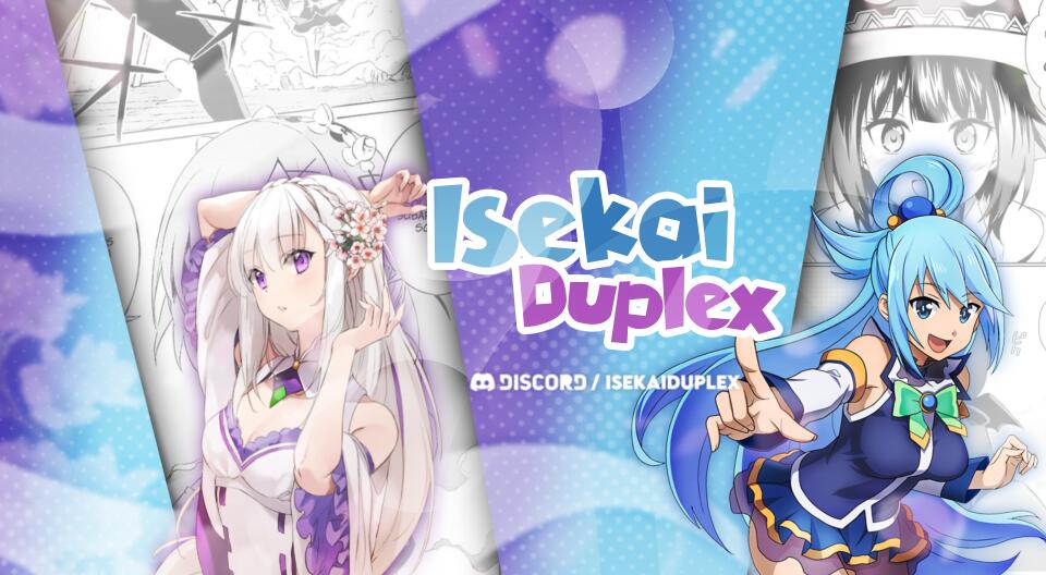 Discovery splash banner for Isekai Duplex Discord server