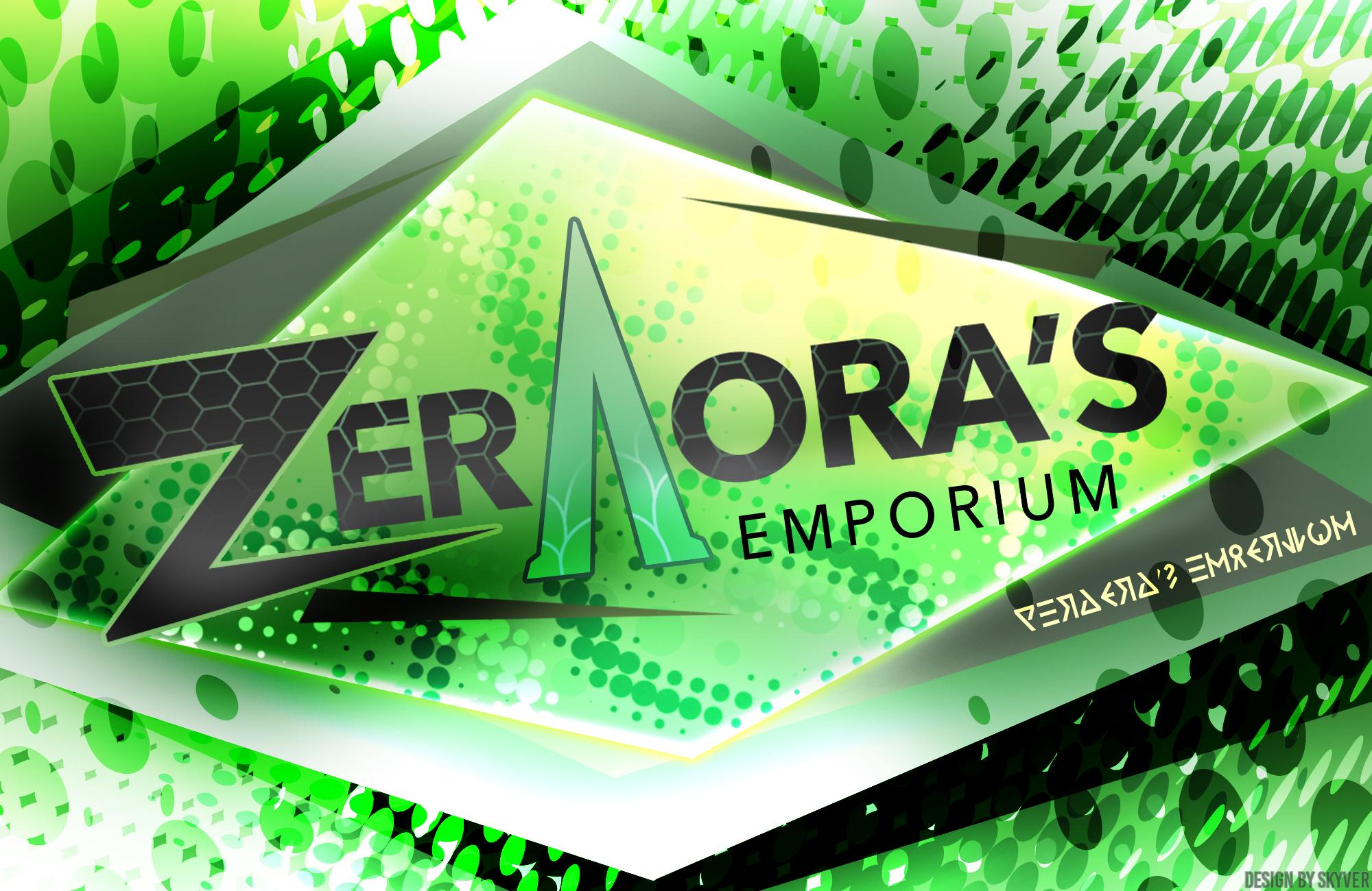 Discovery splash banner for Zeraora's Emporium Discord server