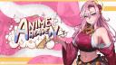 Discovery splash banner for Anime Heaven Discord server