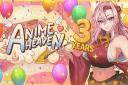 Discovery splash banner for Anime Heaven Discord server