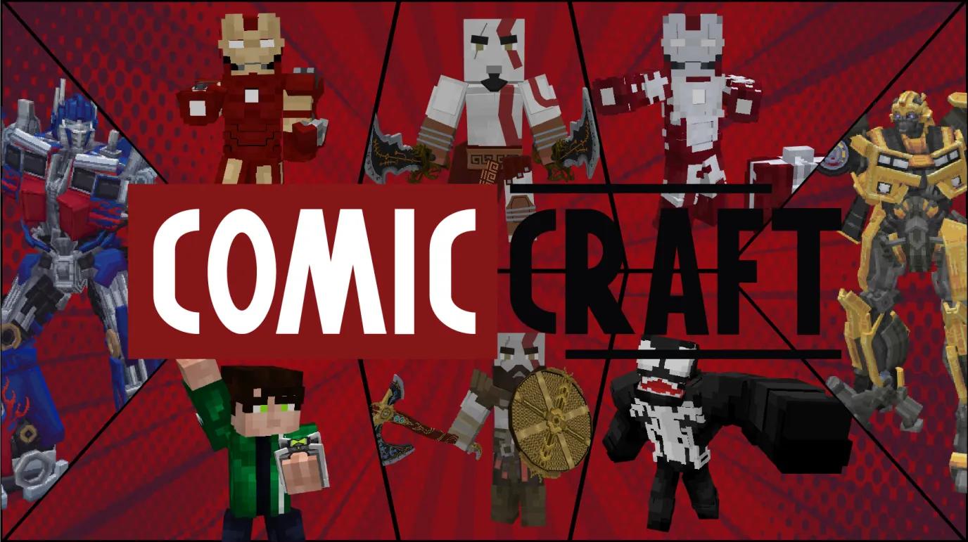 Discovery splash banner for ComicCraft Discord server