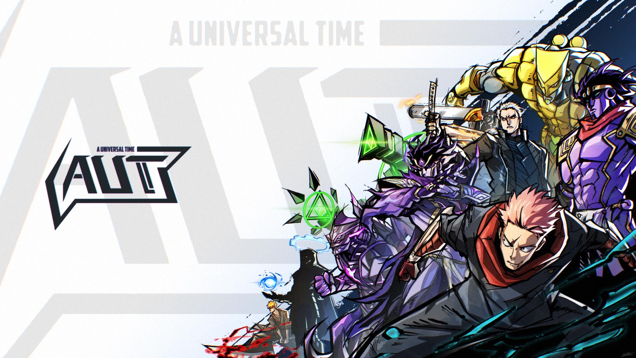 Discovery splash banner for A Universal Time Discord server