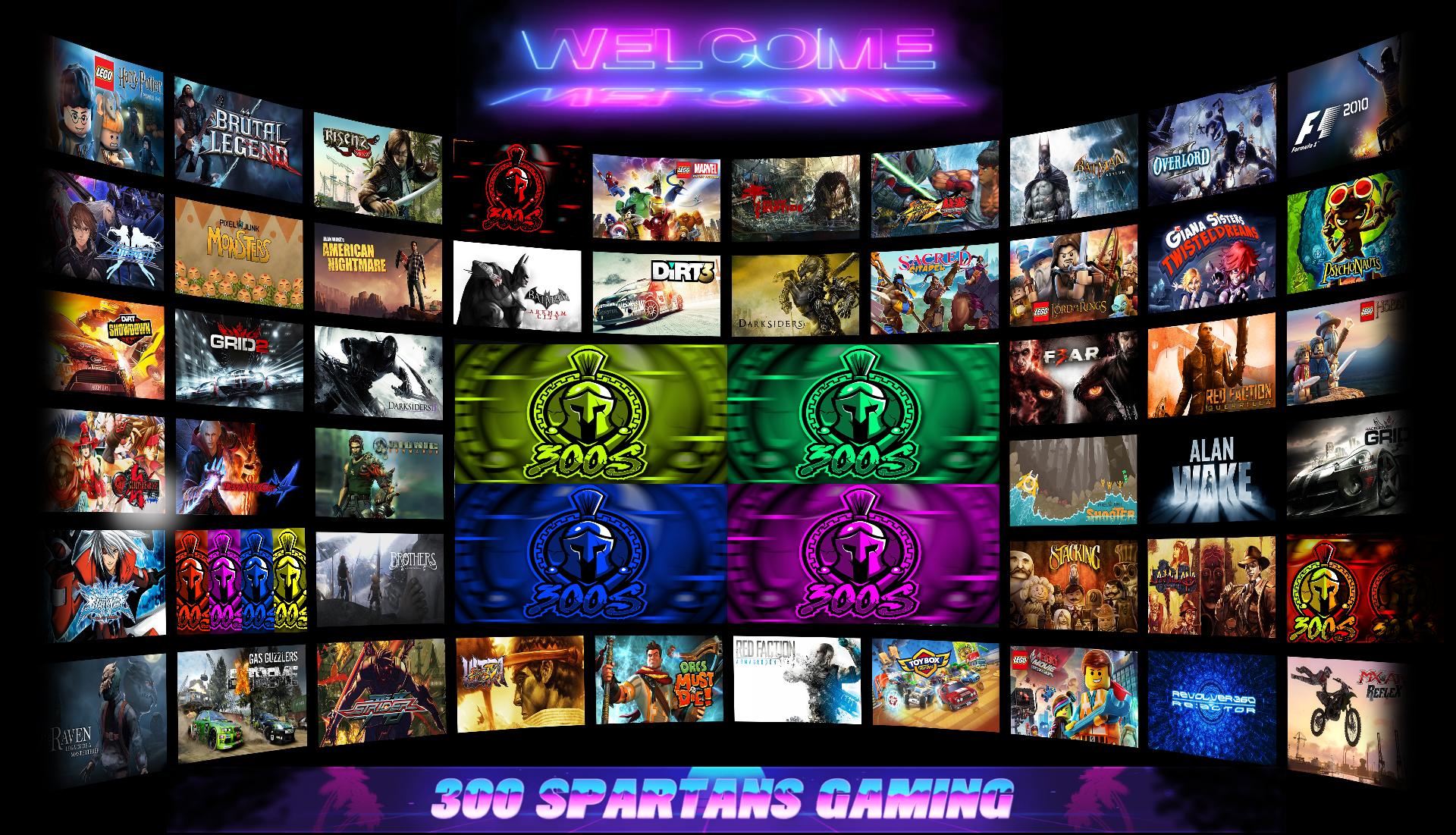 Discovery splash banner for 300 SPARTANS Gaming Greek Community Discord server