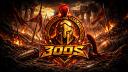 Discovery splash banner for 300 SPARTANS Gaming Greek Community Discord server