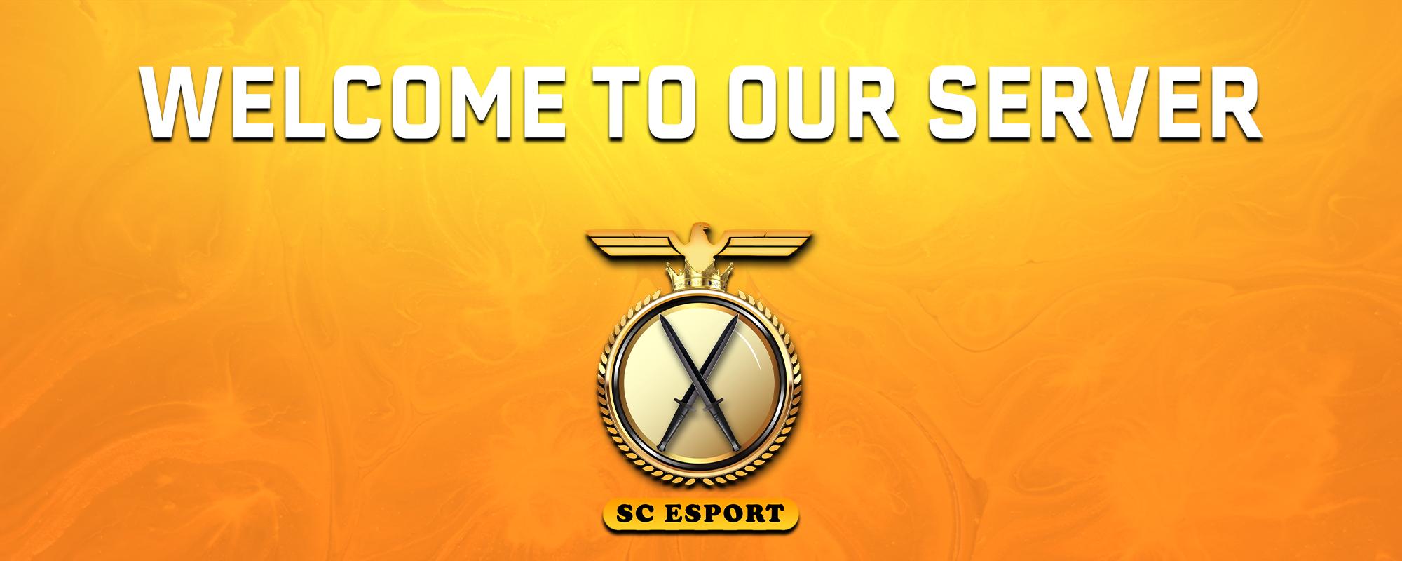 Discovery splash banner for SC ESPORTS Discord server