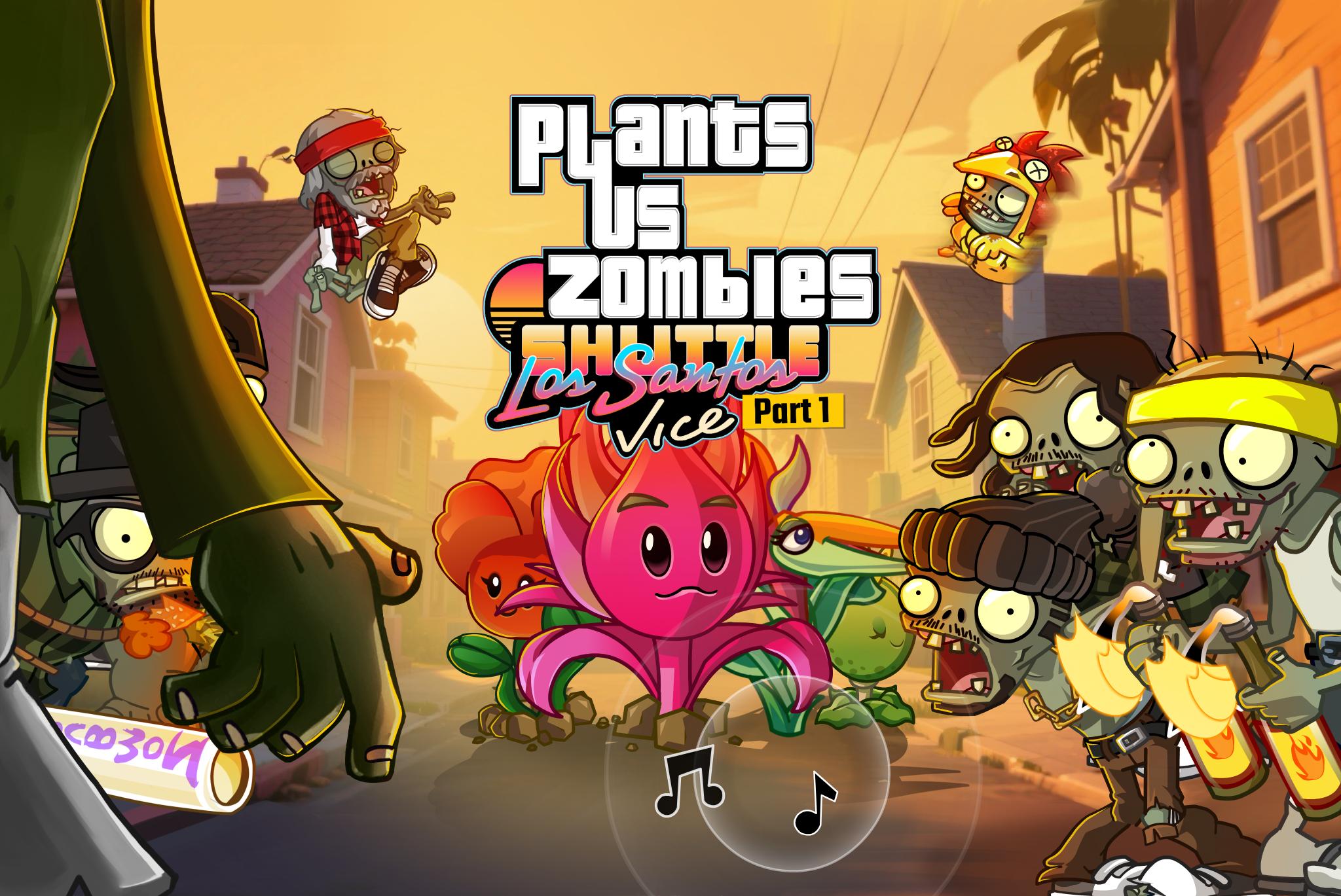 Discovery splash banner for PvZ 2: SHUTTLE Official Discord server