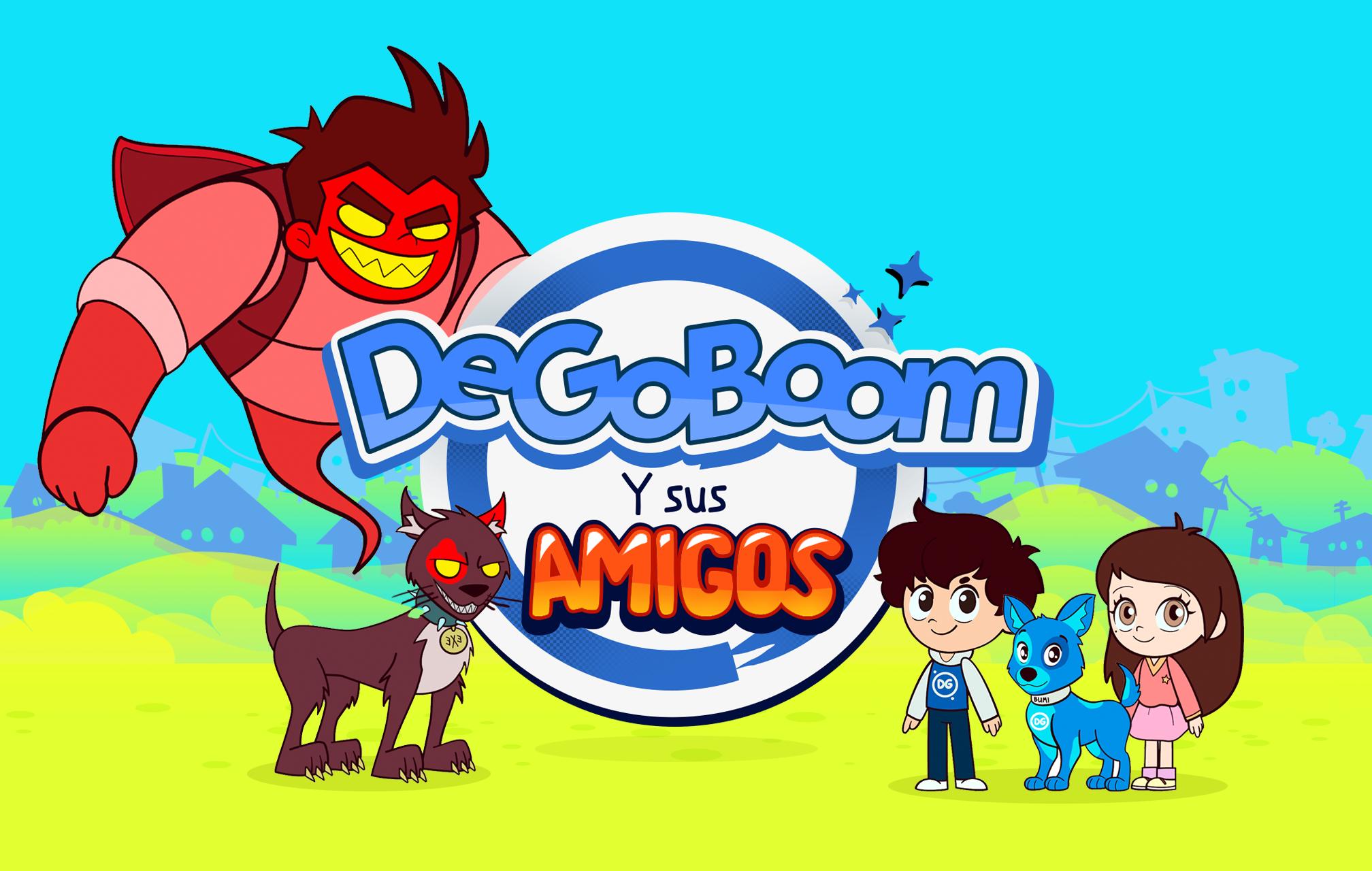 Discovery splash banner for DeGoBooM Y Amigos Discord server