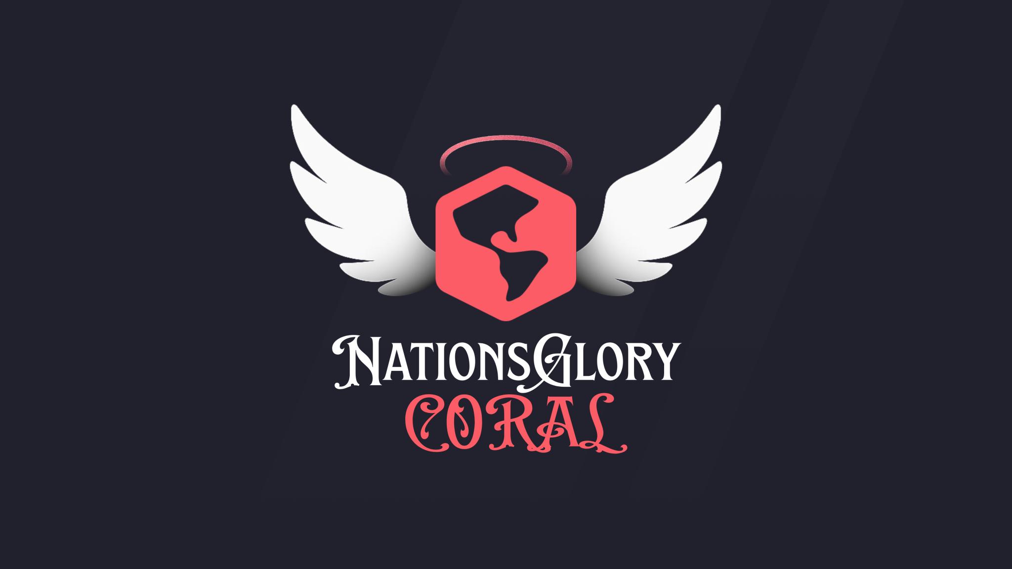 Discovery splash banner for NationsGlory Coral Discord server