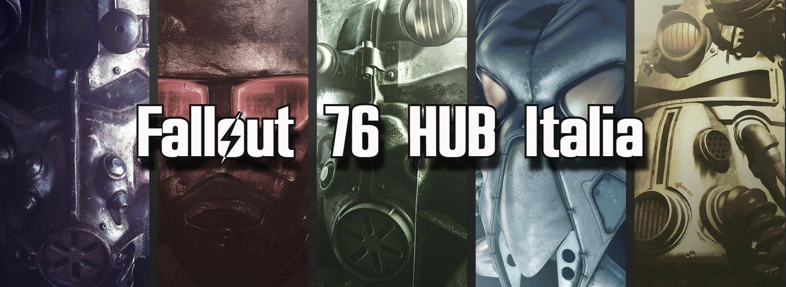 Discovery splash banner for Fallout 76 HUB Italia Discord server