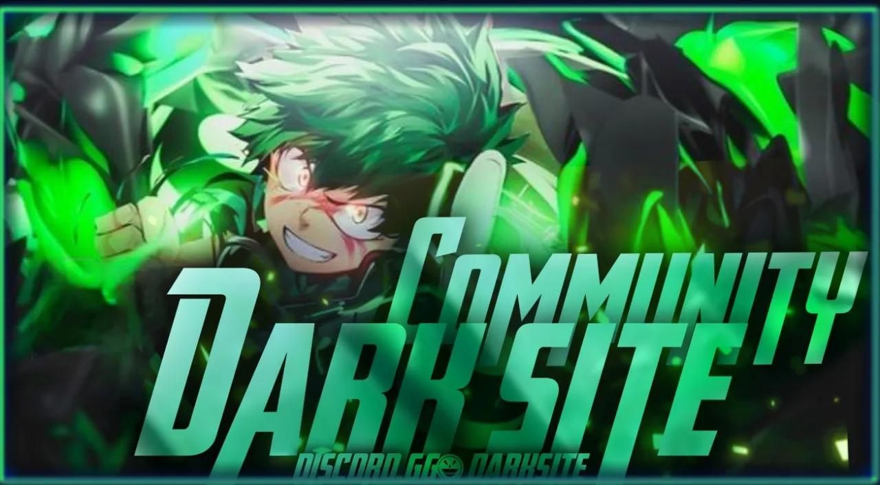 Discovery splash banner for Dark Site Community Discord server