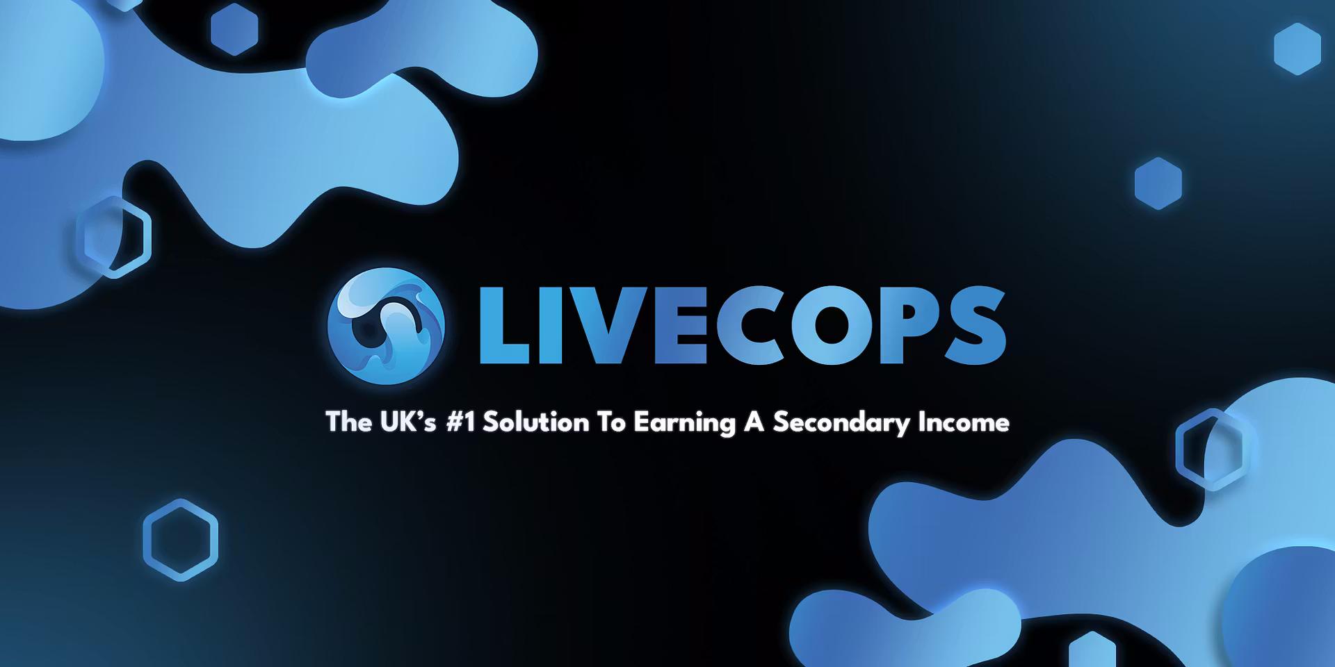 Discovery splash banner for LiveCops | Official Discord Discord server