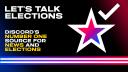 Discovery splash banner for Let's Talk Elections Discord server