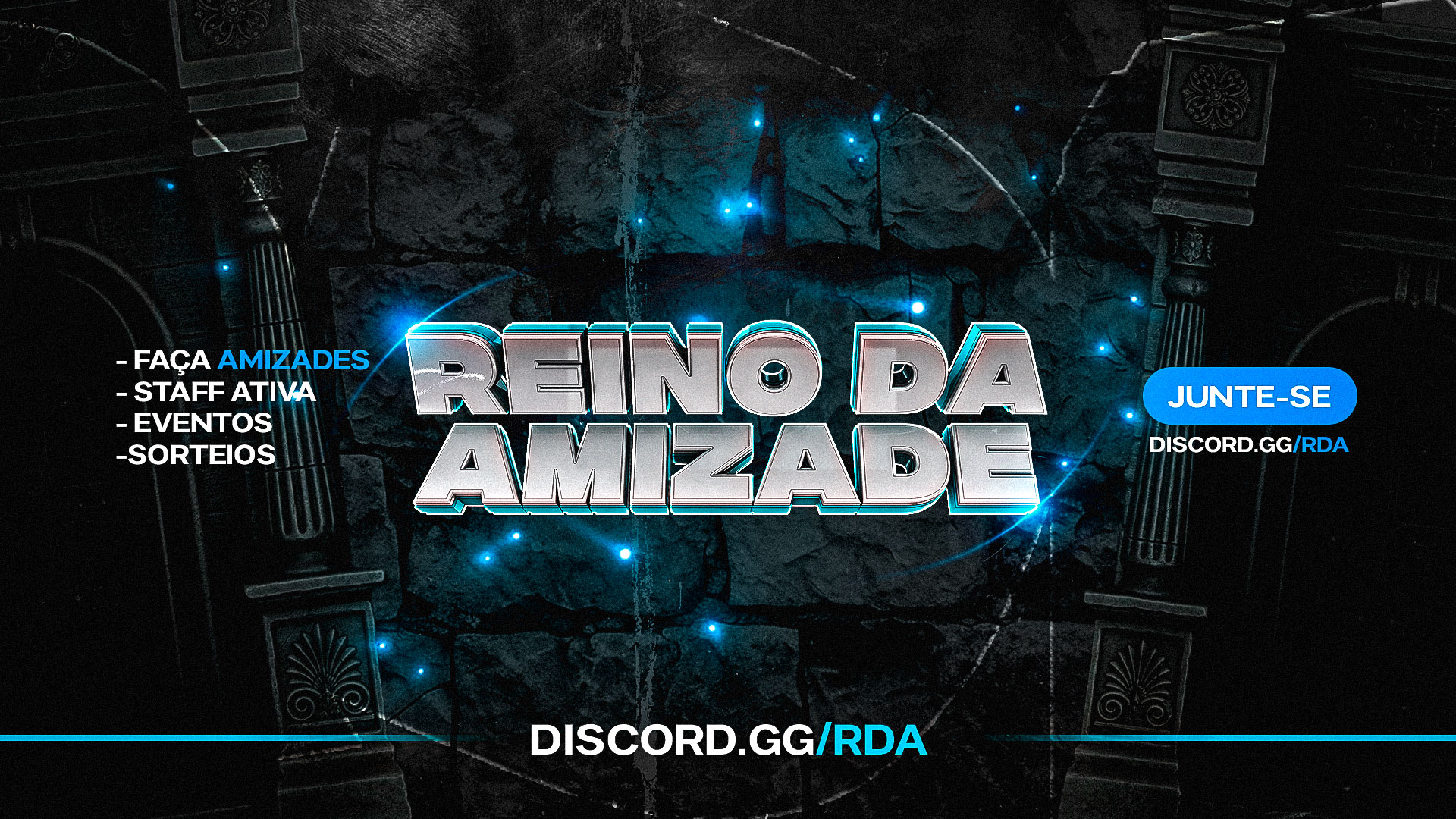 Discovery splash banner for Reino Da Amizade Discord server
